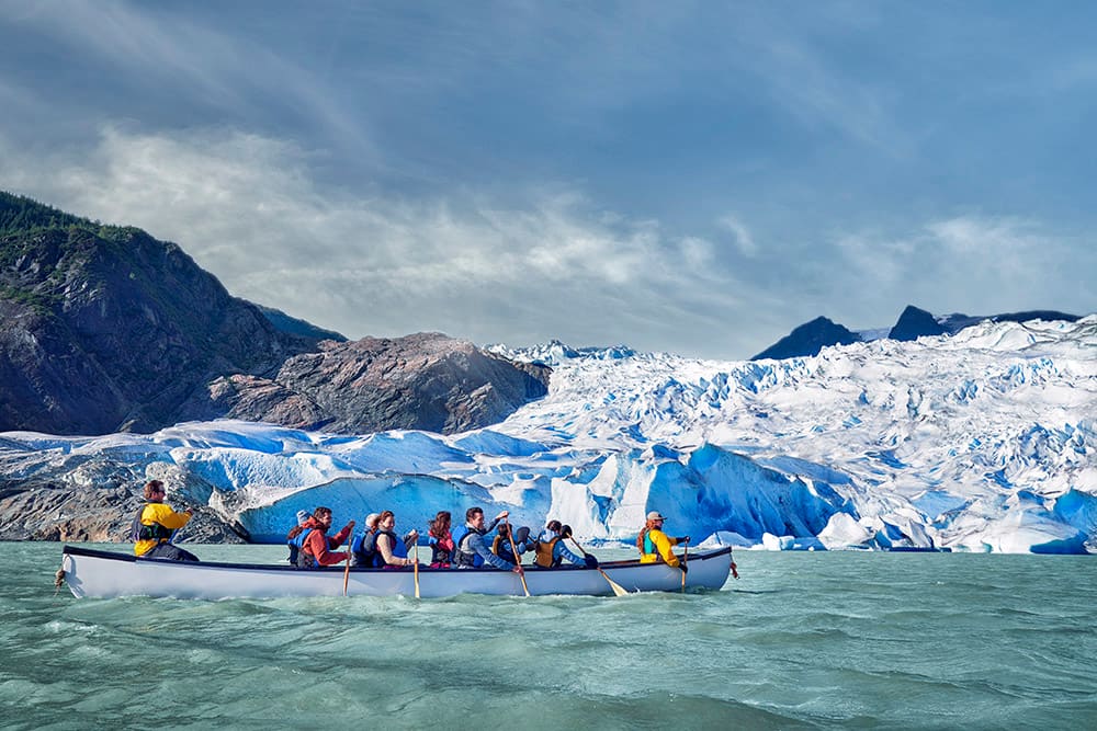 Norwegian Alaska Cruises & Cruisetours - Glacier Canoe Tour Norwegian Alaska Cruises & Cruisetours - Glacier Canoe Tour